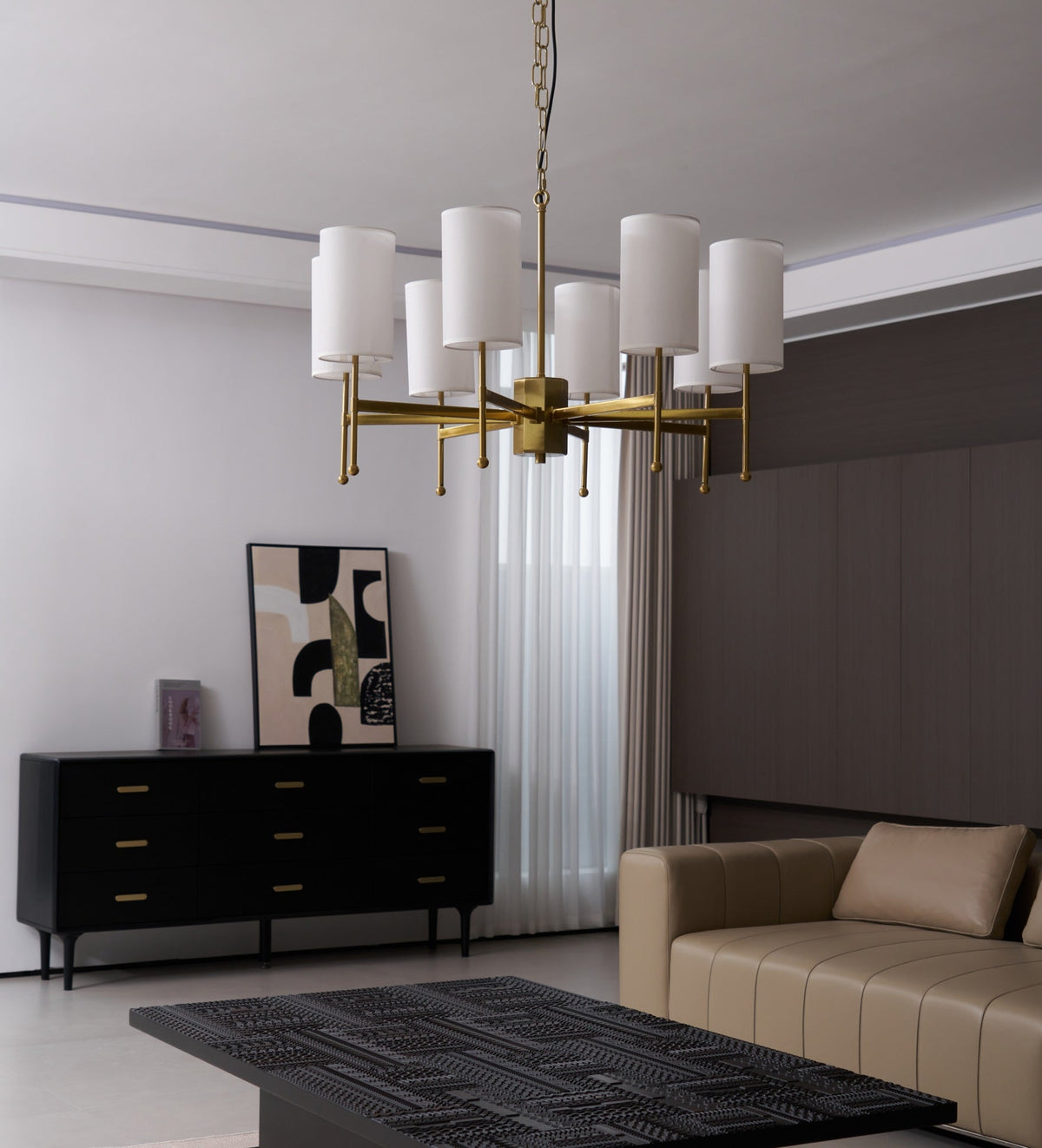Brilliancess Brass Chandelier