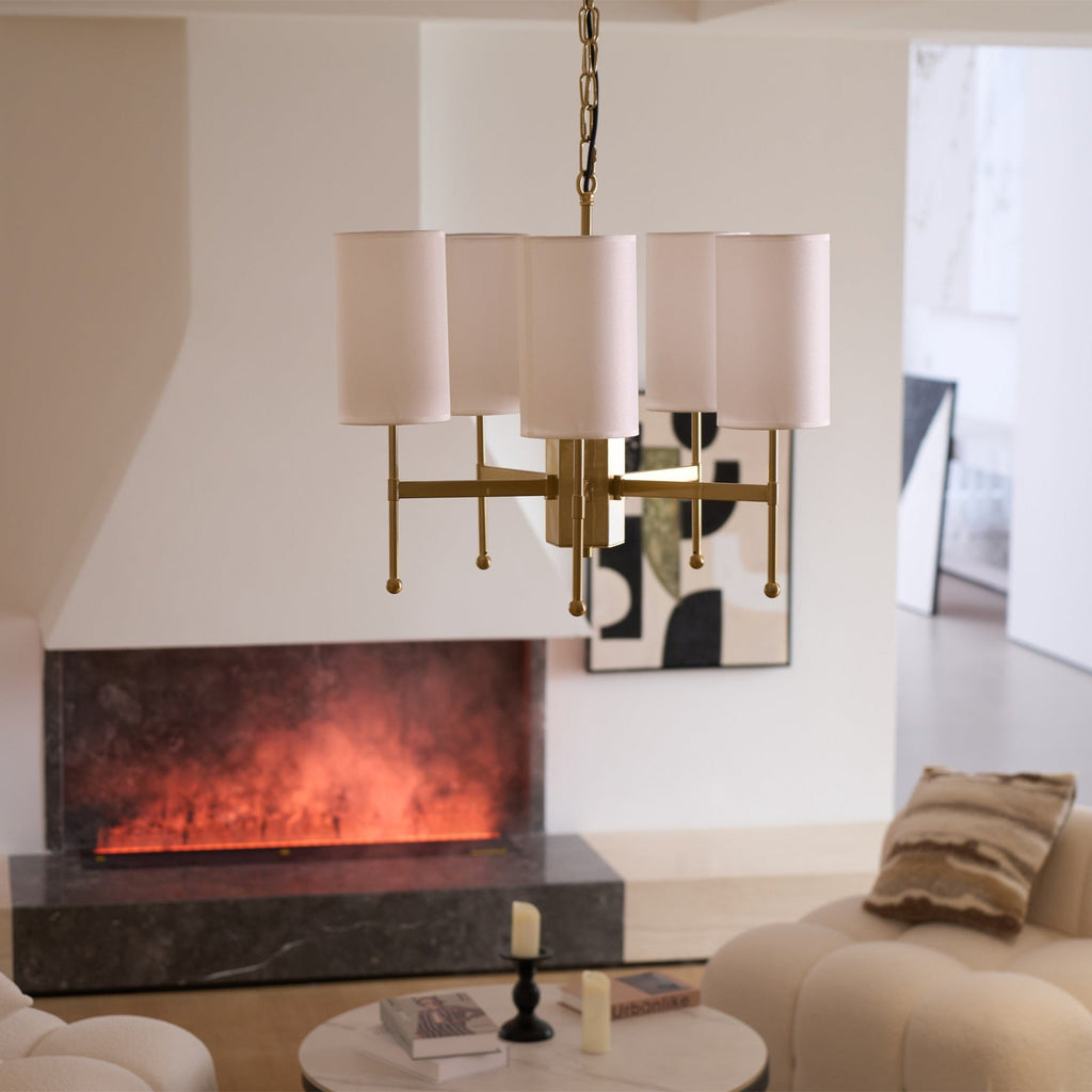 Brilliancess Brass Chandelier