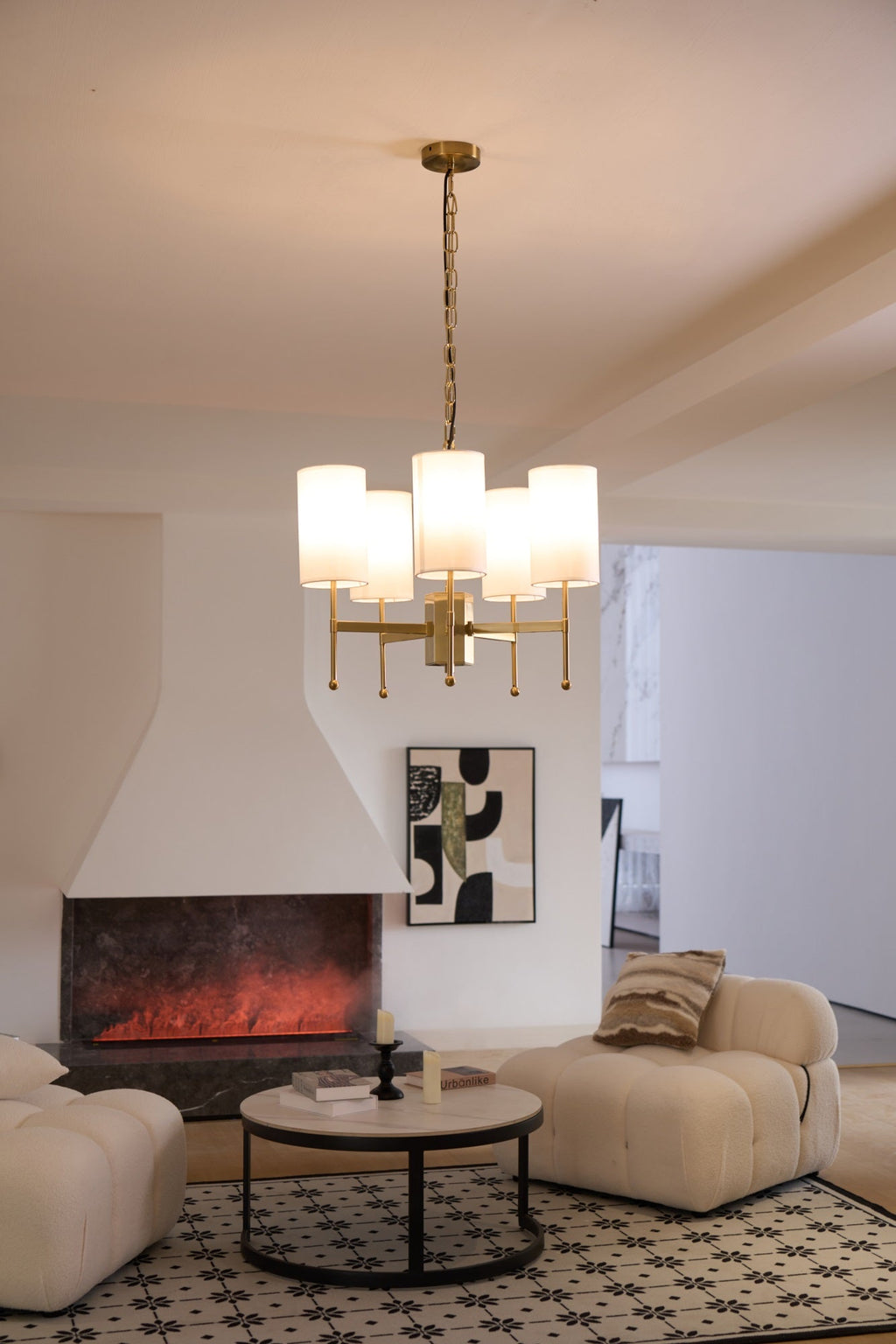 Brilliancess Brass Chandelier