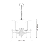 Brilliancess Brass Chandelier