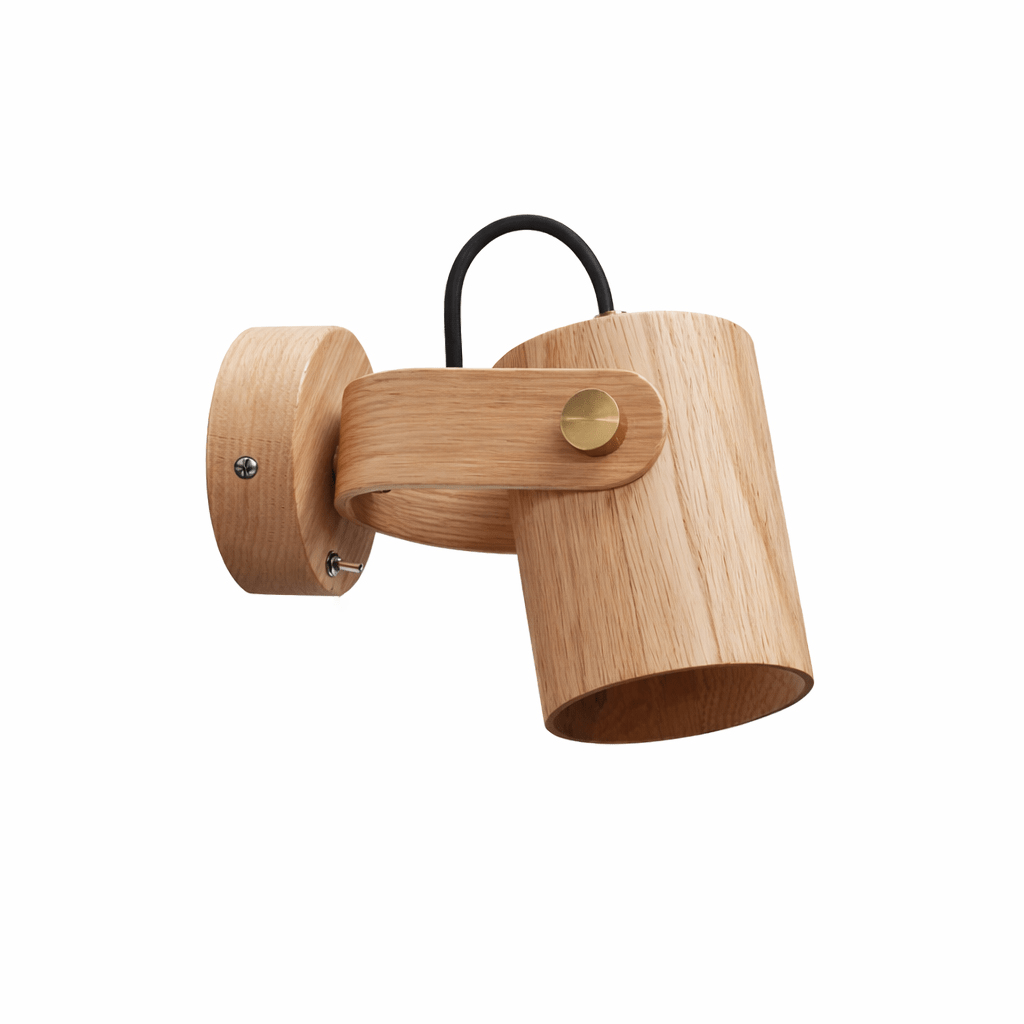 Brinka Wood Wall Spotlight