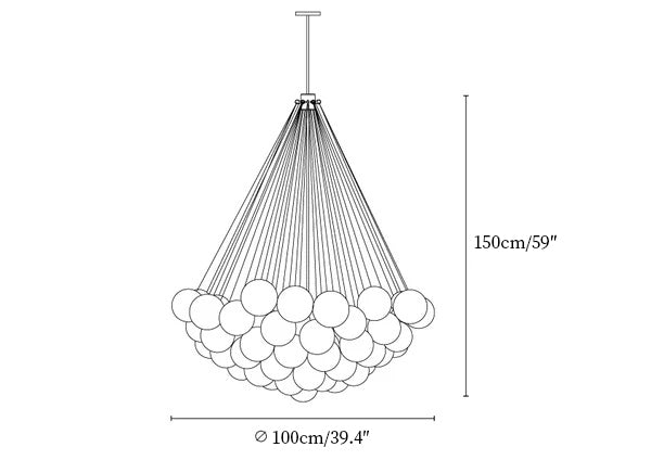 Bubble Chandelier