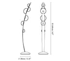 Bubbles Glass Floor Lamp
