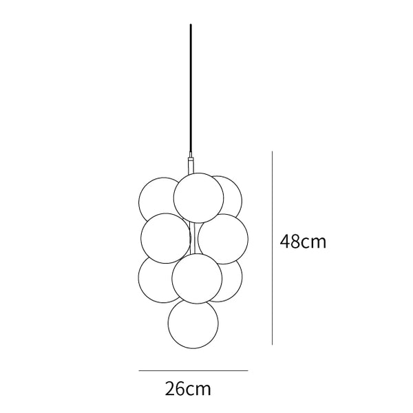 Bubbles Holly Pendant Lamp