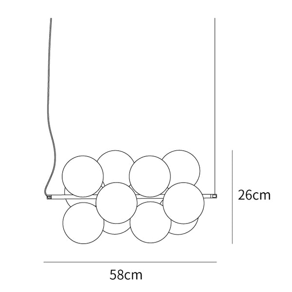 Bubbles Holly Pendant Lamp