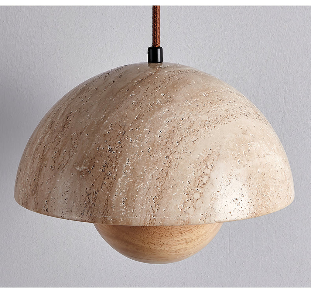 Bud Travertine Pendant Lamp