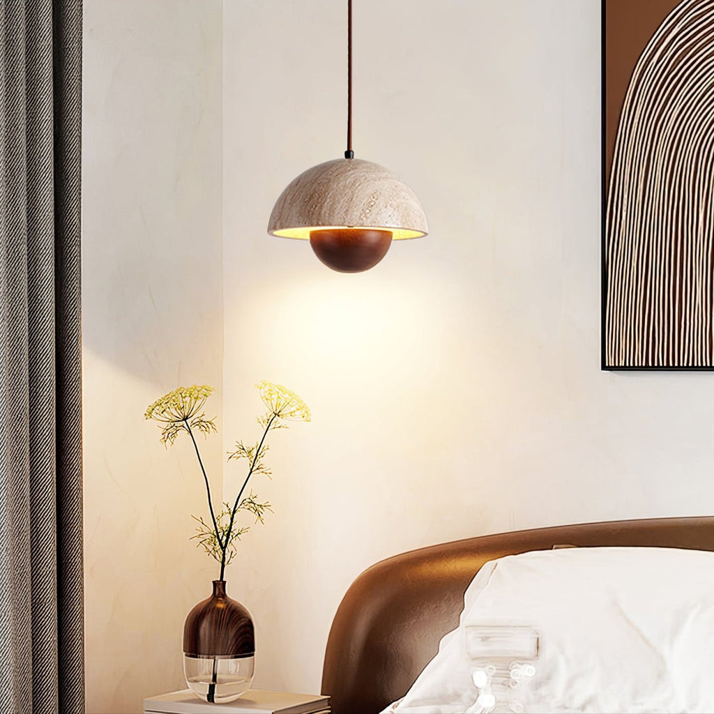 Bud Travertine Pendant Lamp