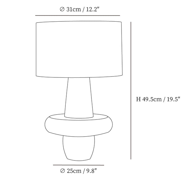 Buddha Til Table Lamp