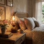 Butterfly Glow Tiffany Table Lamp