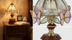 Butterfly Garden Tiffany Table Lamp