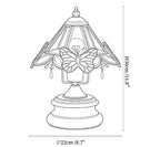 Butterfly Glow Tiffany Table Lamp