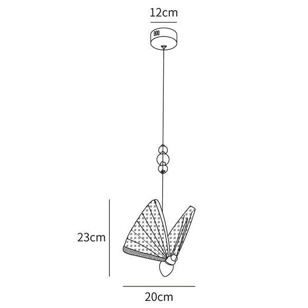 Butterfly Pendant Light