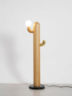 Cactus Wood Floor Lamp