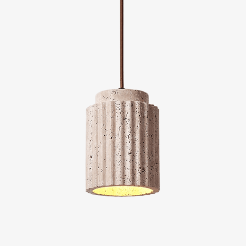 Caelia Travertine Pendant Light