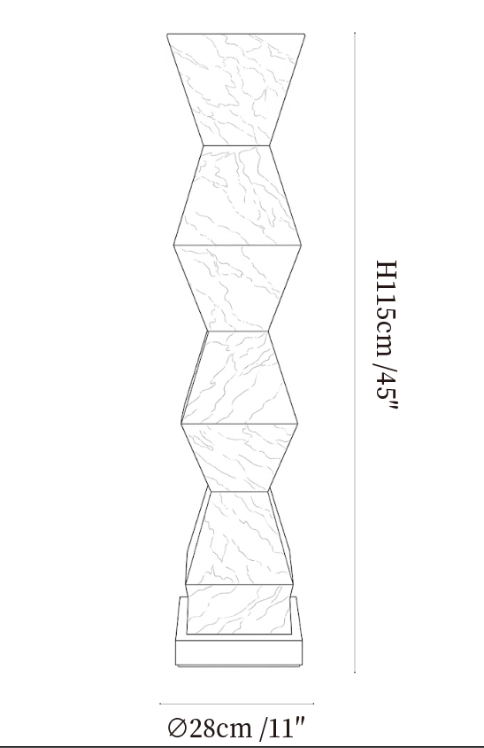Cairn Alabaster Floor Lamp