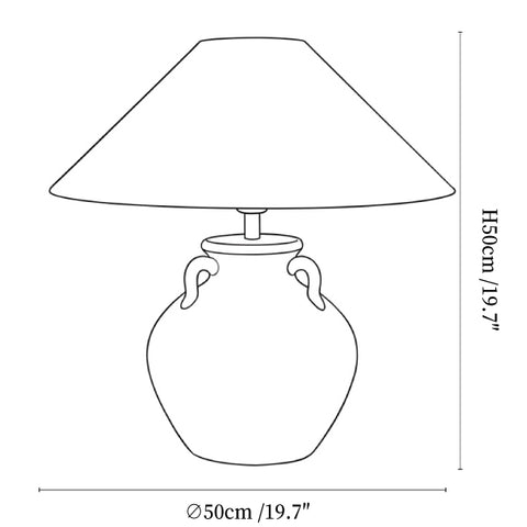 Calanca Ceramic Table Lamp