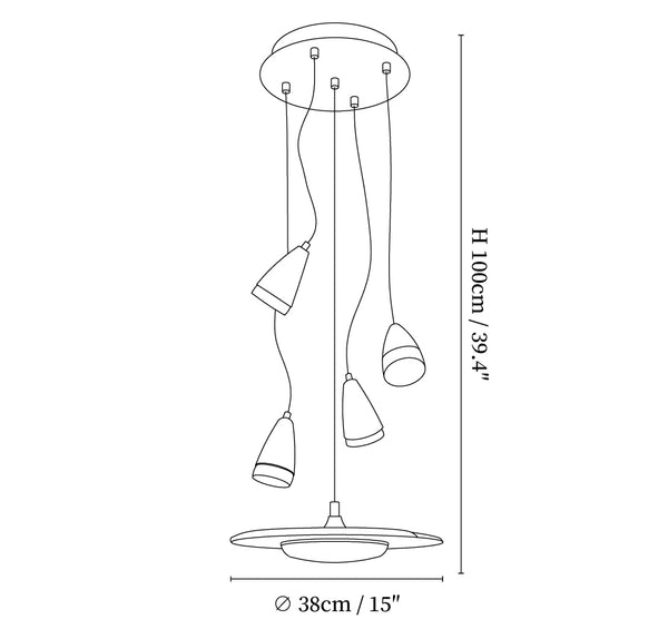 Calder Blossom Chandelier