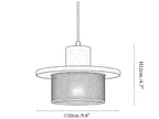 Caldera Travertine Mesh Pendant Lamp