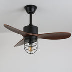 Caldor Industrial Ceiling Fan Light