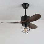Caldor Industrial Ceiling Fan Light