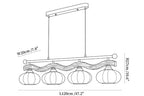Caldwell Rail Linear Pendant Lamp