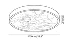 Calista Alabaster Ceiling Light