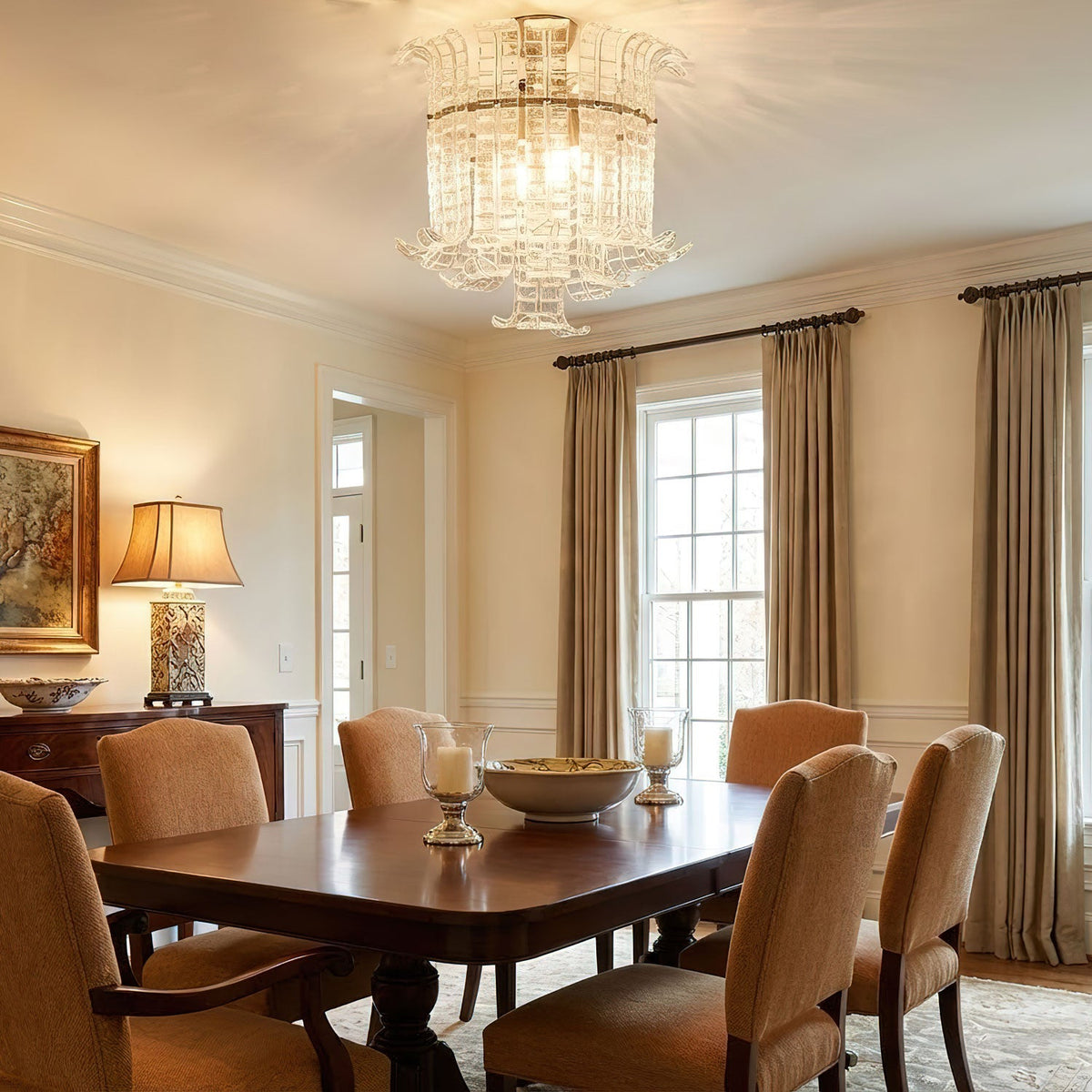 Calista Murano Glass Ceiling Lamp