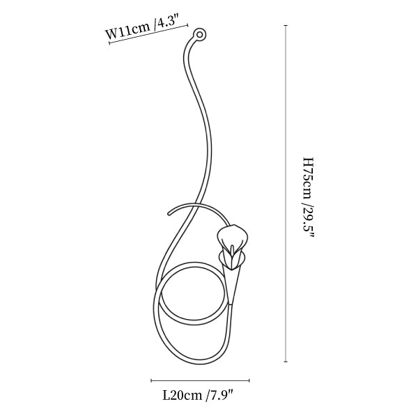 Calla Lily Candle Holder