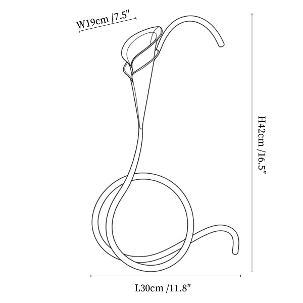 Calla Lily Candle Holder