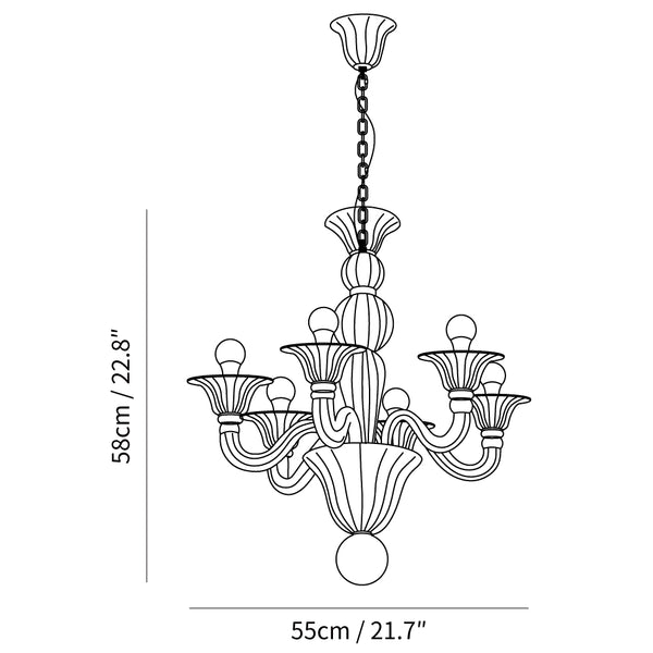 Calle Rafina Chandelier