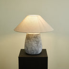Callisto Ribbed Ceramic Table Lamp