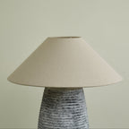 Callisto Ribbed Ceramic Table Lamp