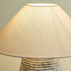 Callisto Ribbed Ceramic Table Lamp