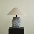 Callisto Ribbed Ceramic Table Lamp
