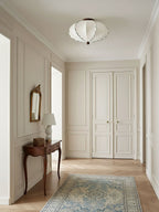 calloped Edge Fabric Ceiling Light