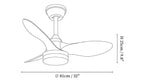Callum Ceiling Fan Light