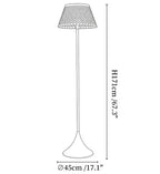 Callum Woven Solar Floor Lamp