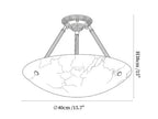 Calyra Alabaster Ceiling Light