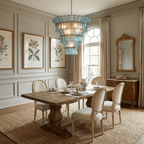 Calyra Tiered Glass Chandelier
