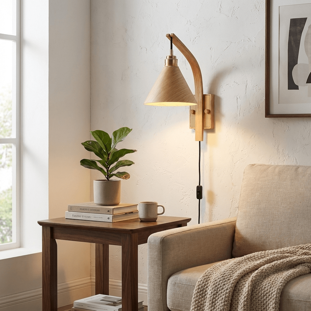 Camber Arc Plug - in Wall Sconce
