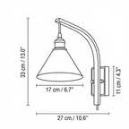 Camber Arc Plug-in Wall Sconce
