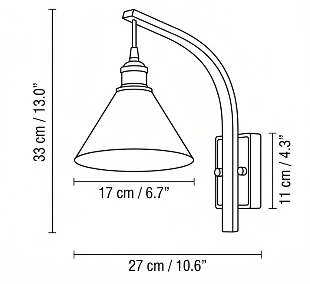 Camber Arc Wall Sconce