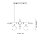 Cambridge Wooden Chandelier