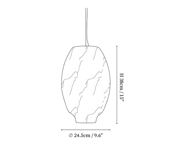 Camille Alabaster Pendant Lamp