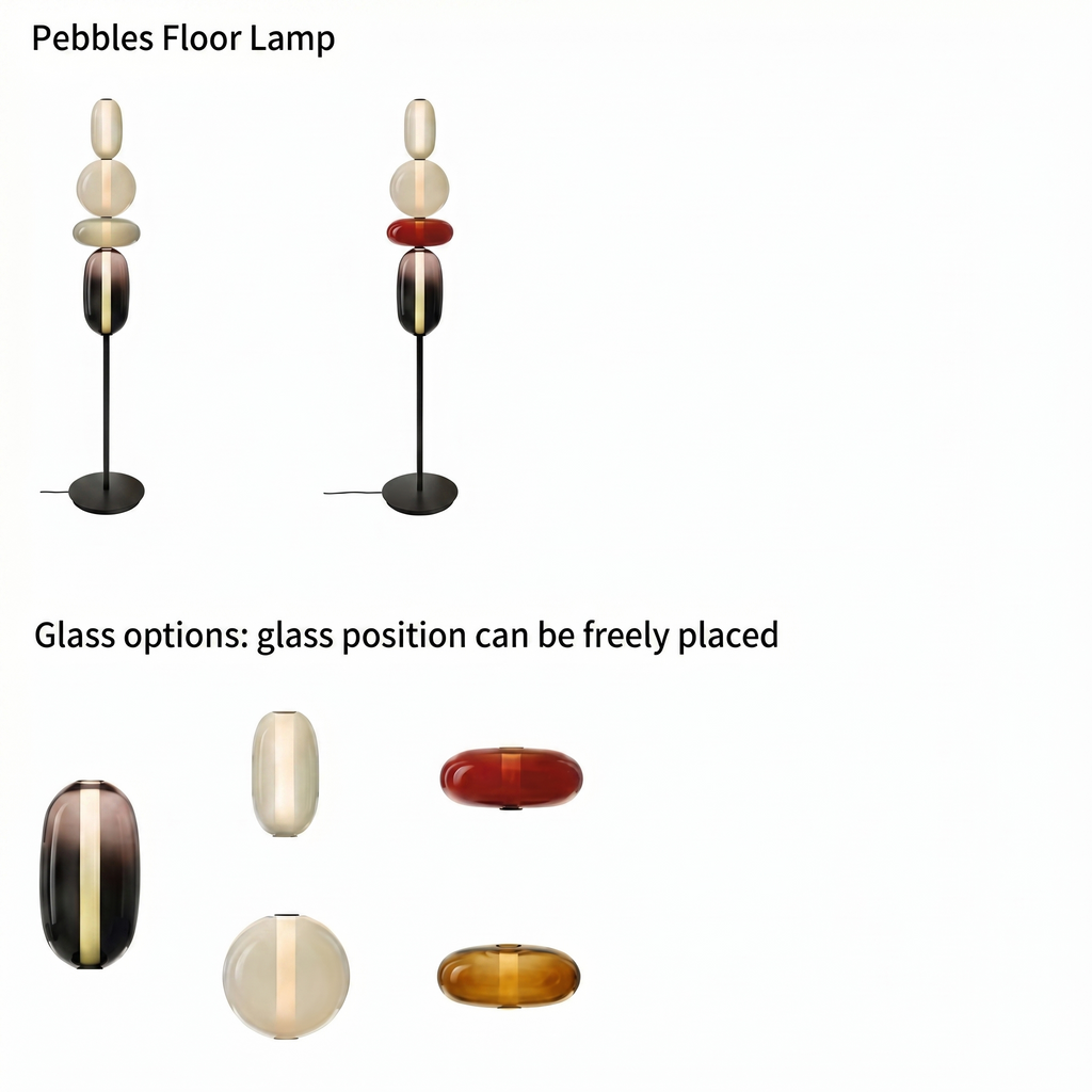 Candied Glass Floor Light