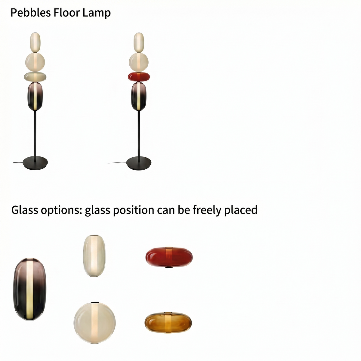 Candied Glass Floor Light