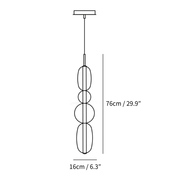Candied Glass Pendant Light