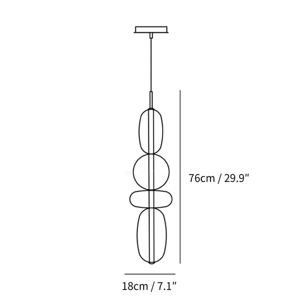 Candied Glass Pendant Light