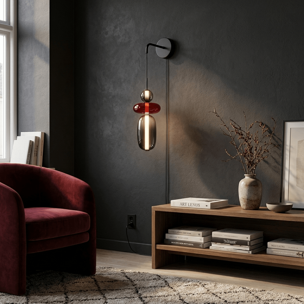 Candied Glass Plug - in Wall Light