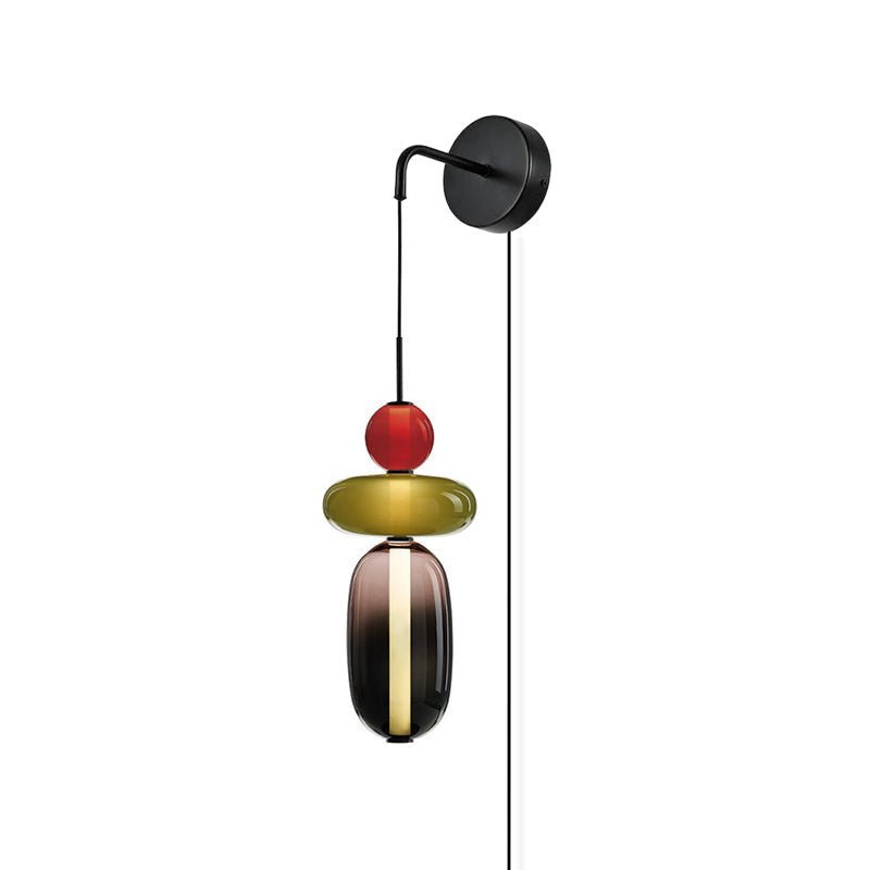 Candied Glass Plug - in Wall Light